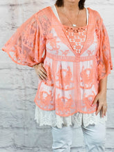 Top Evie - Salmon - The Ruby Lotus Boutique
