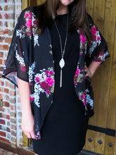 kimono Amy - Black - The Ruby Lotus Boutique