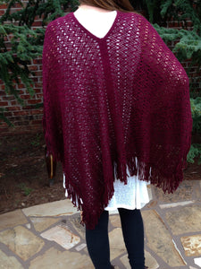 Outerwear Ashlee - Burgundy - The Ruby Lotus Boutique