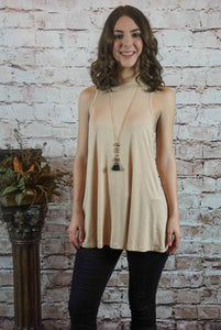 Top Carly - Sand - The Ruby Lotus Boutique