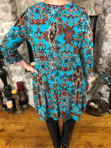 Top Grace - Teal - The Ruby Lotus Boutique