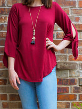 Top Mariah - Raspberry - The Ruby Lotus Boutique
