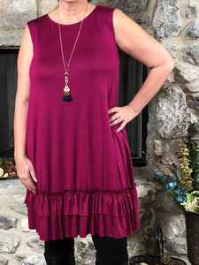 dress Melissa - Wine - The Ruby Lotus Boutique