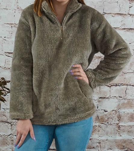 Outerwear Mikayla - Taupe - The Ruby Lotus Boutique