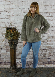 Outerwear Mikayla - Taupe - The Ruby Lotus Boutique
