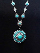 Jewelry Oslo - Long Chain Necklace Set - Turquoise - The Ruby Lotus Boutique