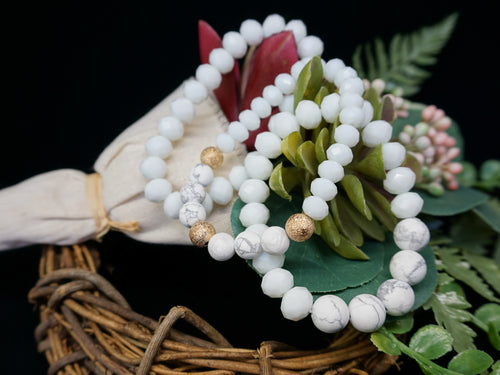 Suva - Bracelet Set - White